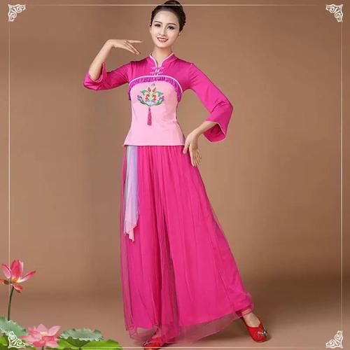 秋冬舞韻 加絨民族風(fēng)廣場(chǎng)舞服與秧歌扇子舞衣的溫暖之選